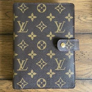 Louis Vuitton Agenda binder MM size LV monogram